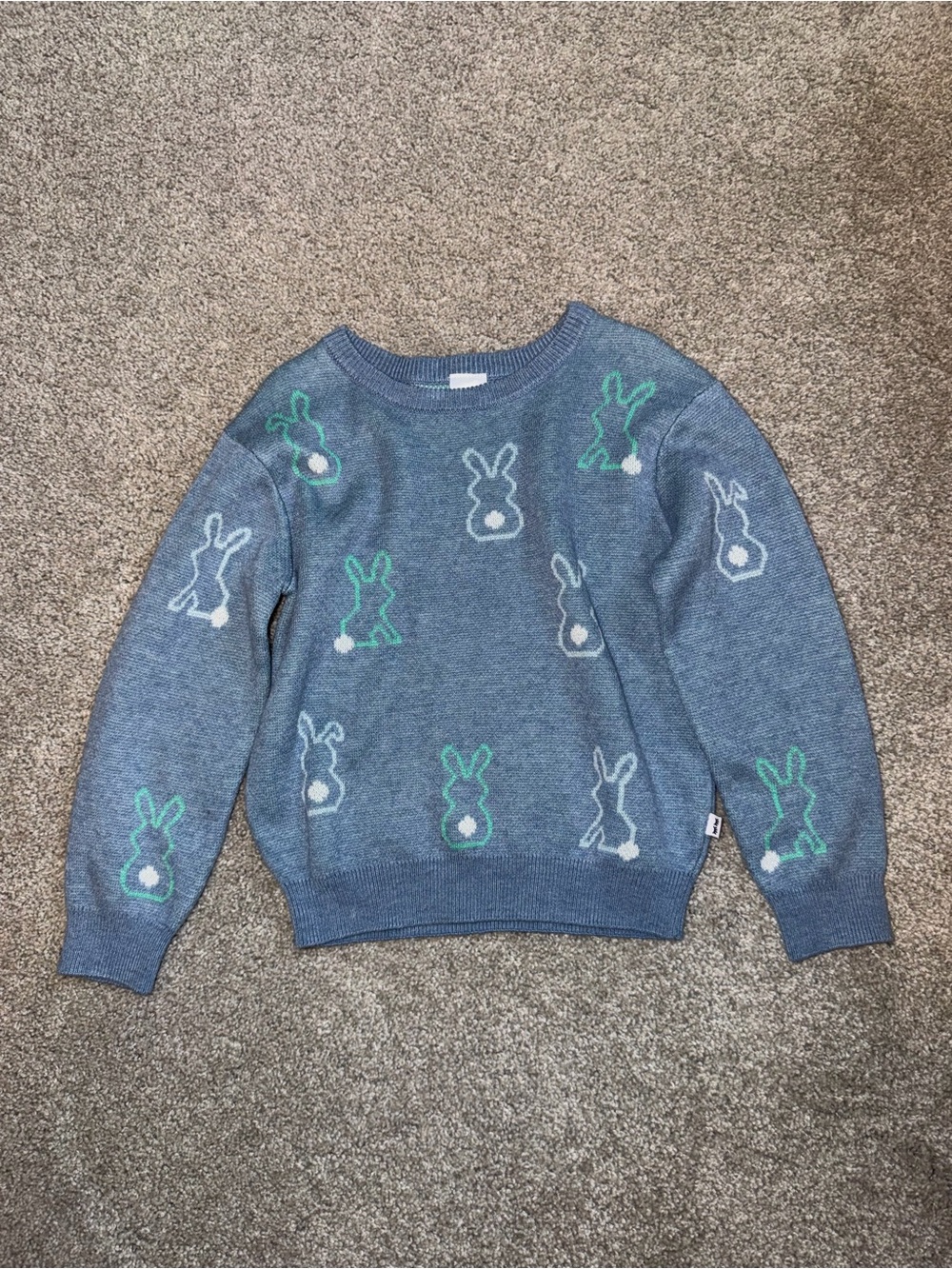 Little Sleepies Easter Bunny "Cozy Cottontails" Crewneck Sweater - 4T